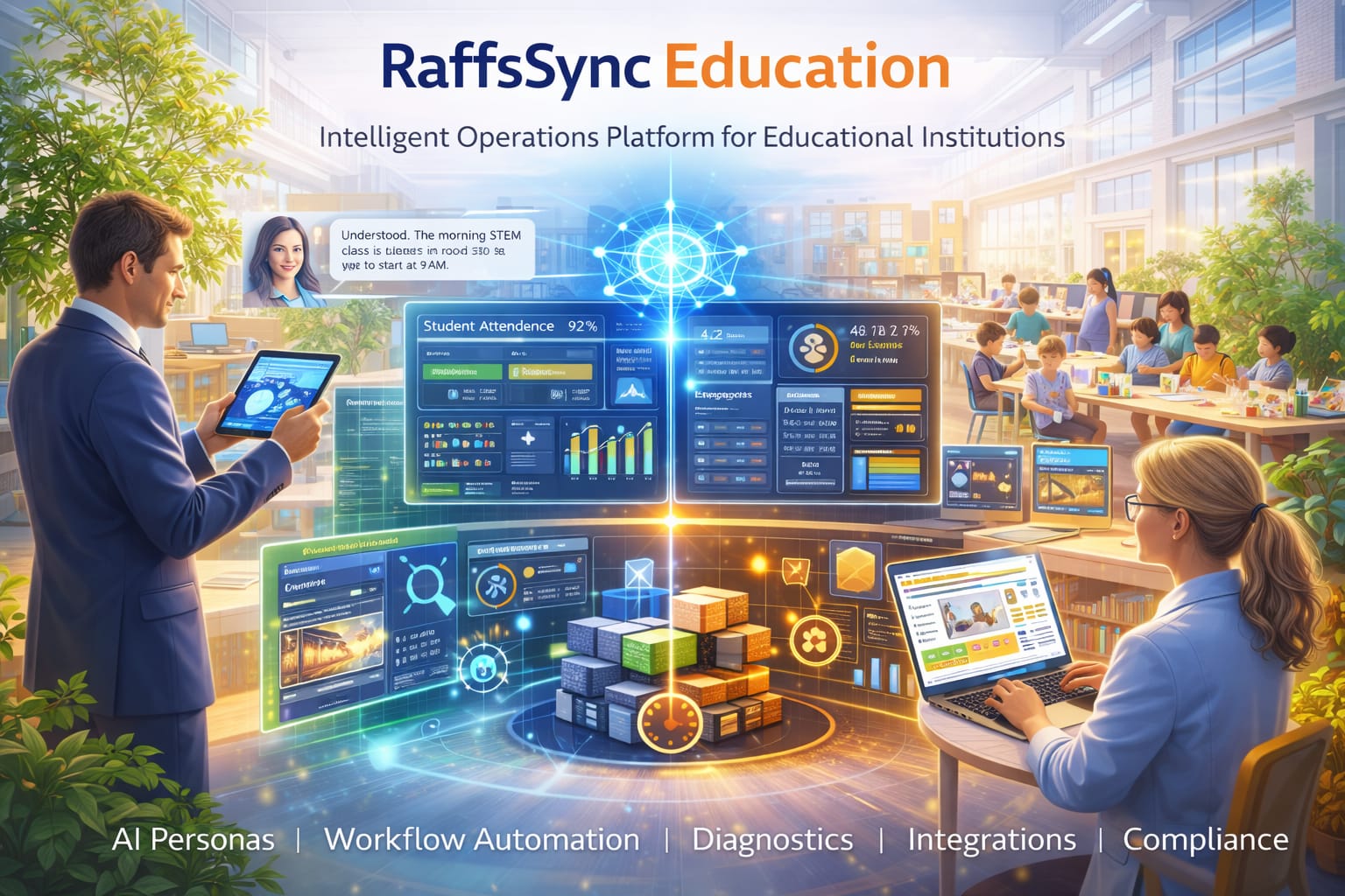 RaffsSync education and campus operations overview